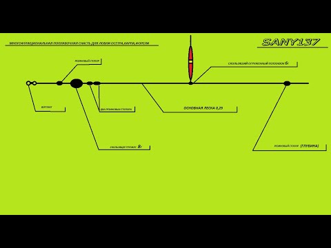 Видео: УНИВЕРСАЛЬНАЯ ПОПЛАВОЧНАЯ СНАСТЬ ДЛЯ ЛОВЛИ ОСЕТРА, ФОРЕЛИ,КАРПА!