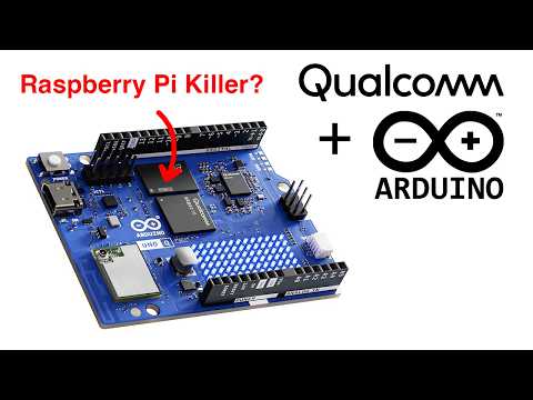 Видео: Arduino UNO Q: Они поместили RASPBERRY PI внутрь ARDUINO?! (Приобретение Qualcomm)