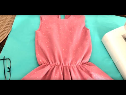 Видео: Как шить на  нитку резинку!!! Соединяем лиф с юбкой ниткой резинкой!)))