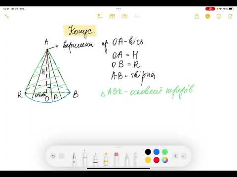 Видео: Конус. Геометрія 11 клас.
