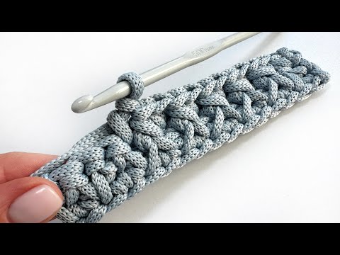 Видео: Самый плотный  и оригинальный узор крючком, который я знаю 🤗