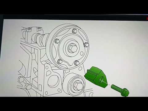 Видео: Fiat Panda 1.2i 2019 Ошибка P0016 Проверка меток ГРМ, Errore P0016 Timing belt replacement