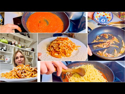 Видео: Amatriciana! Римска традиционна рецепта