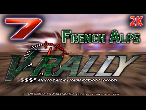 Видео: V-Rally: Multiplayer Championship Edition 🔵 Прохождение 🔵 № 7 French Alps ( Французские Альпы ) 🔵 2k