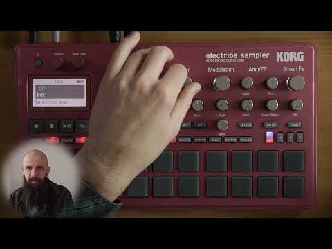 Видео: Korg Electribe шаблонный паттерн