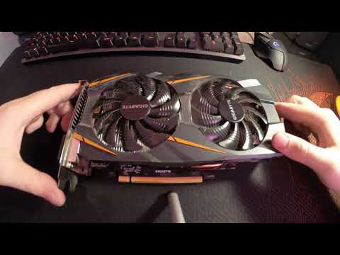 Видео: Gigabyte GTX Замена кулера/термопасты