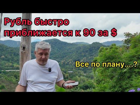 Видео: Рубль быстро приближается к 90 за доллар! Все по плану…?