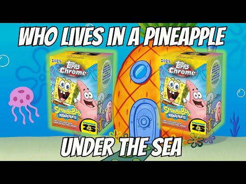 Видео: Открытие Topps Chrome SpongeBob 2025: 25-летие! Первый взгляд👀