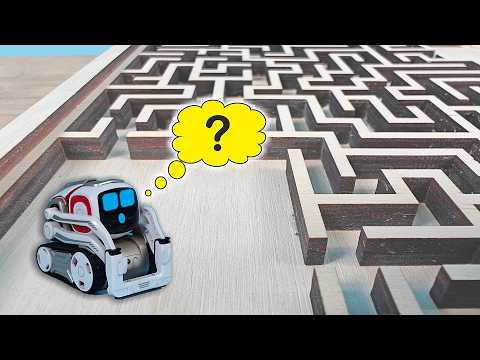 Видео: Что если робот Cozmo попадет в зеркальный лабиринт?