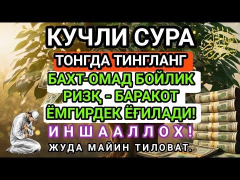 Видео: БОЙЛИК, РИЗҚ ВА БАРАКА ЭШИКЛАРИНИ ОЧАДИ ИНШААЛЛОҲ