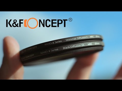 Видео: Ретушь больше не нужна  K&F CONCEPT Nano-Xcel Series 1/4 $ Shimmer Diffusion