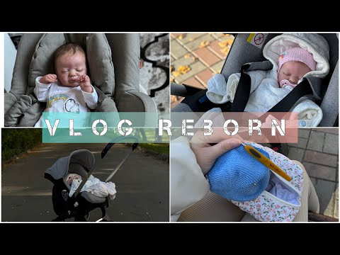 Видео: VLOG🥰 Прогулка с реборном в коляске 💔