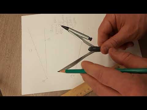Видео: Задача на построение (отложить угол)