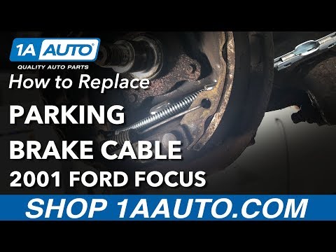 Видео: Как заменить трос электронного тормоза Ford Focus 2000-2004