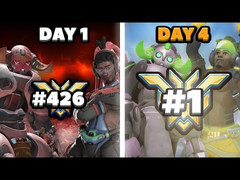 Видео: Я поднял этого профессионального игрока до 1-го ранга в Overwatch 2