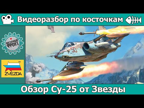 Видео: ОБЗОР Су-25 от Звезды (арт. 4807)