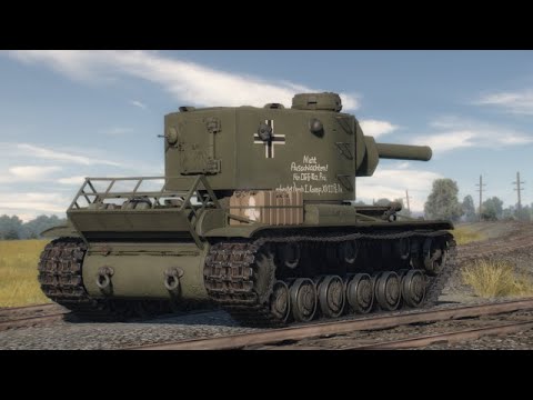 Видео: KV-2 754r СЕКРЕТНОЕ ОРУЖИЕ Германии в War Thunder