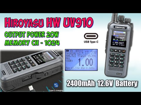 Видео: HIROYASU HW-UV910 VHF/UHF 20W ♦ Большой обзор, измерения, тесты.