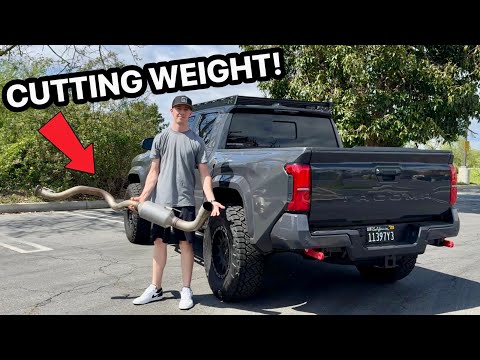 Видео: Ось сбросила выхлопную систему на моей Tacoma 2024 года!!