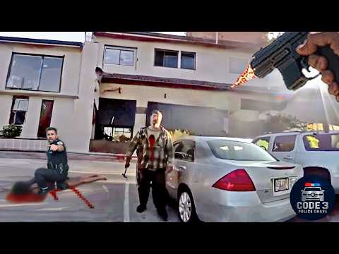 Видео: Жестокие моменты противостояния полиции безрассудным преступникам, в которые вы бы не поверили, е...