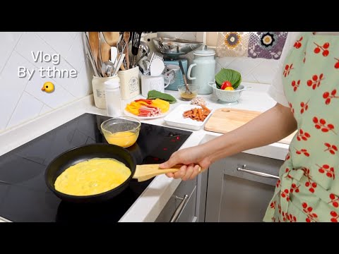 Видео: Любимый корейцами кимбап 💜 Изготовление корзины крючком Обычная повседневная жизнь