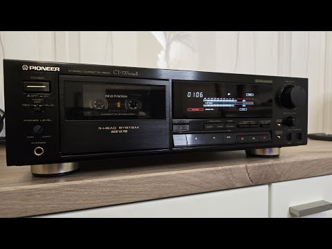 Видео: Pioneer CT-737 Mark-2 Замена резины 2