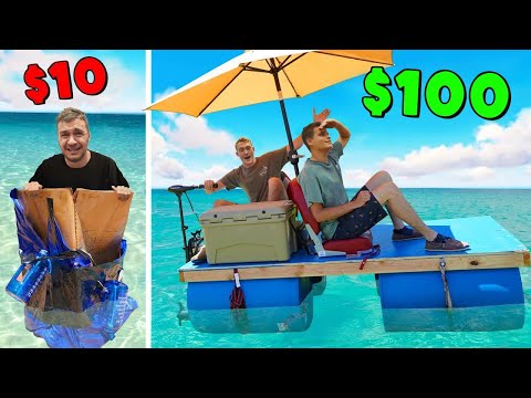 Видео: КТО ПОСТРОИТ ЛОДКУ ЛУЧШЕ ЗА 10$ VS 100$?