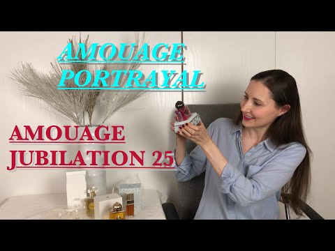 Видео: AMOUAGE PORTRAYAL/AMOUAGE JUBILATION 25 Woman в сравнении с Femme Rochas и Mitsouko Guerlain.