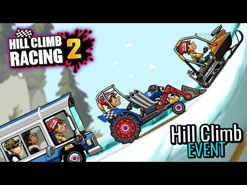 Видео: ЯРОСТНЫЙ ПОДЪЕМ - Снегоход Трактор Автобус Мотокросс гонки HCR 2 прохождение игры