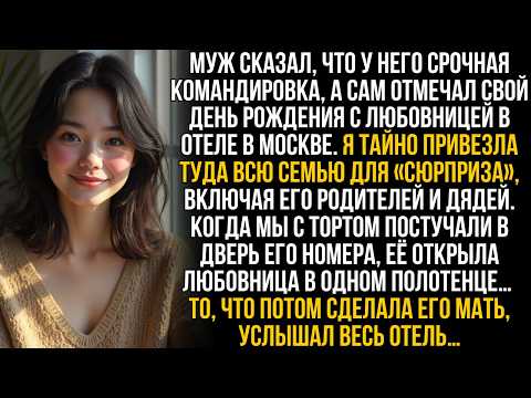 Видео: Муж был с другой женщиной в отеле — я собрала там всю семью, и скандал его мамы запомнил весь город…