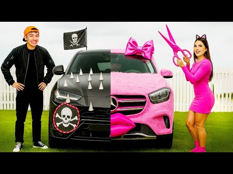 Видео: Эпичная Битва: РОЗОВАЯ vs ЧЁРНАЯ Машина!