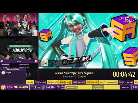 Видео: [RU] Hatsune Miku Project Diva Megamix + [Шоукейс] от @ChFou - #ESASummer2023