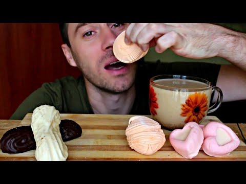 Видео: МУКБАНГ СЛАДОСТИ, КОФЕЕК / ЗЕФИР / АНЕКДОТ /  MUKBANG SWEET / не ASMR / Eating show / 먹방