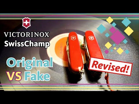 Видео: Victorinox Swisschamp: Сравнение оригинала и китайской подделки NEW! // Original vs Fake