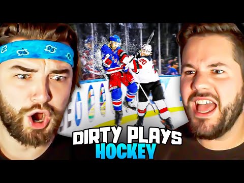 Видео: KingWoolz впервые отреагировал на ЖЕСТОКИЕ ХОККЕЙНЫЕ УДАРЫ!! (с Майком)