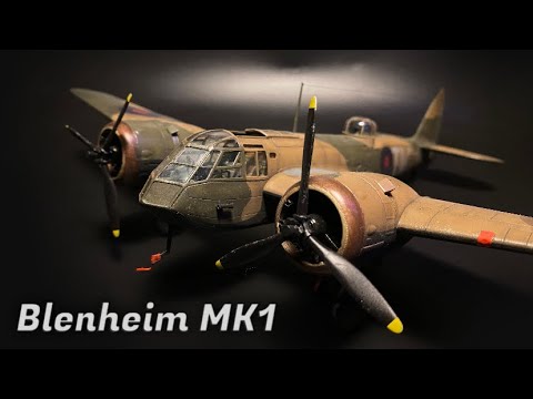 Видео: Airfix MK1 Bristol￼ Blenheim￼ 1/48 (полная сборка)