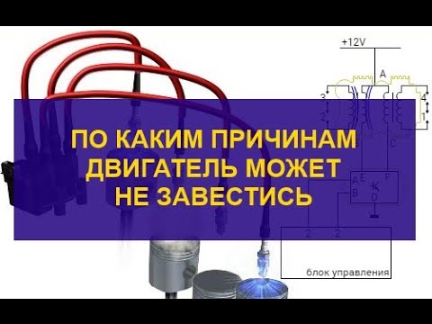 Видео: По каким причинам двигатель может не заводиться.