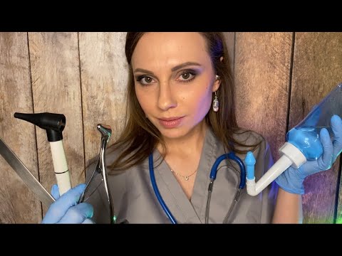 Видео: АСМР • ЛОР ВРАЧ • Приятный ОСМОТР • ЛЕЧЕНИЕ • Реалистичная Ролевая игра • ASMR Doctor Roleplay