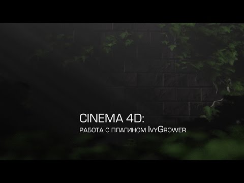 Видео: Cinema 4D / IvyGrower plugin / Установка и использование