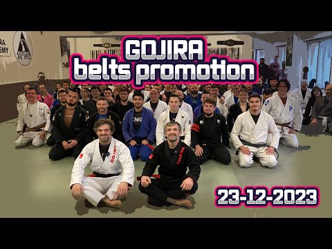 Видео: GOJIRA BJJ ACADEMY - аттестация на пояса 23/12/2023