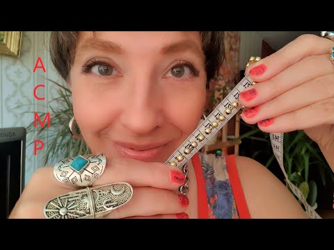Видео: АСМР снимаю мерки 📏 Интенсивные звуки🎙 Неразборчивый шепот 💍