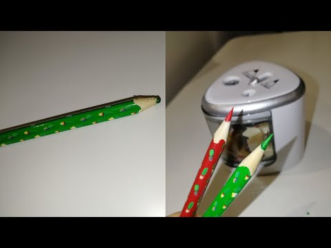 Видео: Электрическая точилка для карандашей Обзор Hatber