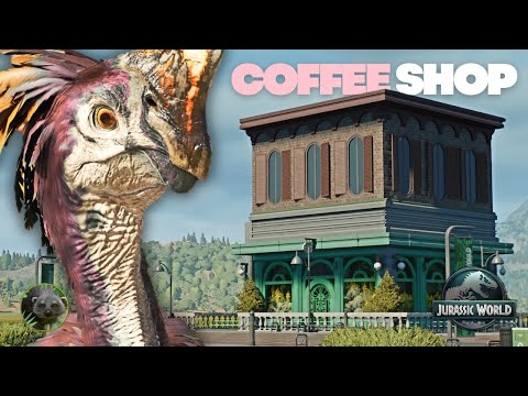 Видео: OVIRAPTOR и детальная кофейня в Палео-парке! Jurassic World Evolution 3
