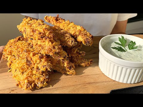 Видео: ХРУСТЯЩИЕ КУРИНЫЕ СТРИПСЫ. ТОП закуса к пиву!