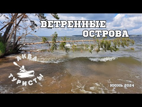 Видео: Ветренные острова. Обское водохранилище. Новосибирская область. Июнь 2024