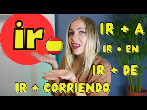 Видео: ГЛАГОЛ IR, конструкции и выражения с предлогами DE, A, AN. Герундий c IR. Разговорные фразы.