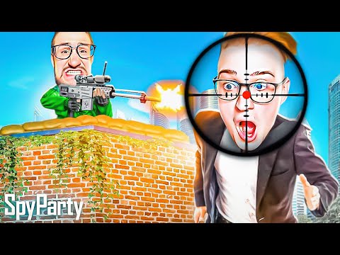 Видео: БЛЕФ ПРОВАЛИЛСЯ! СНАЙПЕР ОЛЕГ ВЫЧИСЛИЛ ШПИОНА ИЗ ТОЛПЫ! SPY PARTY