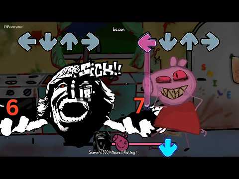 Видео: [SWAP] Мем FNF 67 KID против Peppa All Sings Bacon | Ремикс мема с песней fnf 67 phonk -Friday Ni...