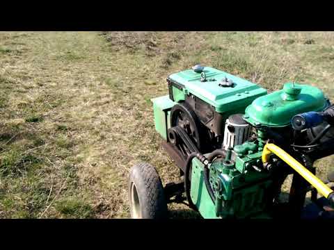 Видео: Обзор самодельного минитрактора из мотоблока