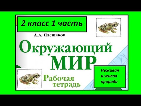 Видео: Окружающий мир 2 класс. Неживая и живая природа. Рабочая тетрадь